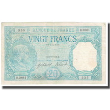 France, 20 Francs, Bayard, 1918, E.Picard-J.Laferrière, 1918-01-30, TB+