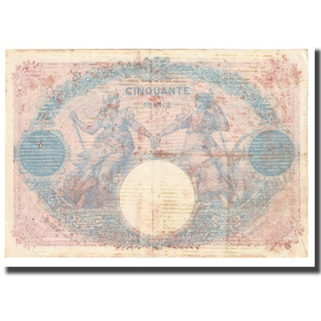 Frankreich, 50 Francs, Bleu et Rose, 1913, E.Picard-J.Laferrière, 1913-12-17