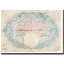 Francja, 50 Francs, Bleu et Rose, 1916, E.Picard-J.Laferrière, 1916-11-29