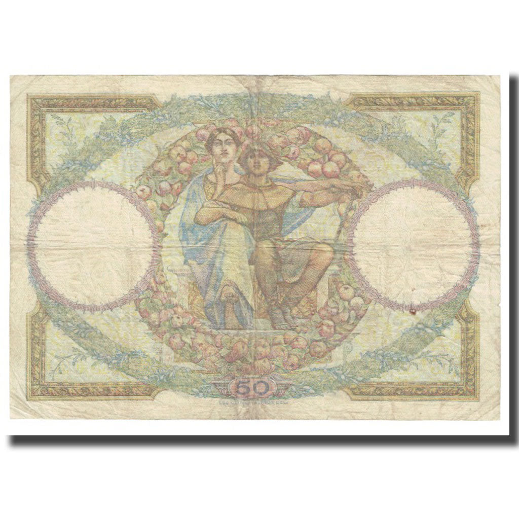 France, 50 Francs, Luc Olivier Merson, 1929, boyer strohl, 1929-02-14