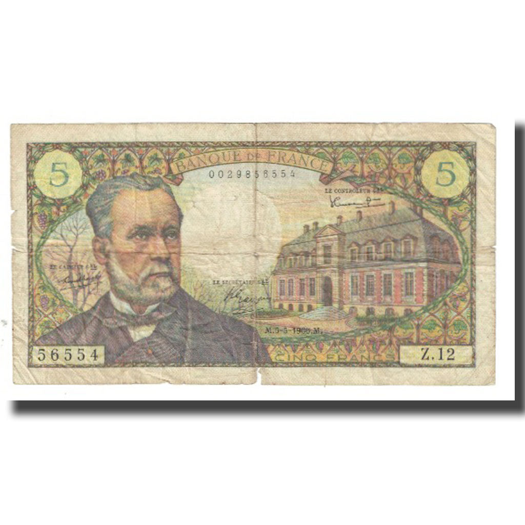 Francia, 5 Francs, Pasteur, 1966, R.Tondu-P.Gargam-H.Morant, 1966-05-05, MB