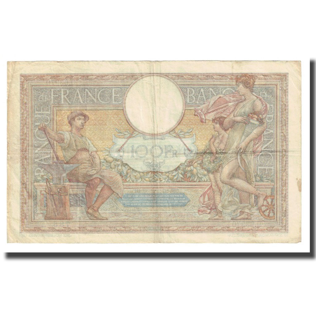 France, 100 Francs, Luc Olivier Merson, 1939, P. Rousseau and R. Favre-Gilly