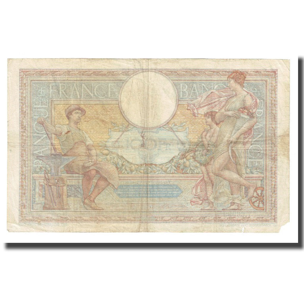 France, 100 Francs, Luc Olivier Merson, 1939, P. Rousseau and R. Favre-Gilly
