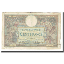 França, 100 Francs, Luc Olivier Merson, 1925, P. Rousseau and R. Favre-Gilly