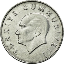 Coin, Turkey, 10 Lira, 1984, AU(55-58), Aluminum, KM:964