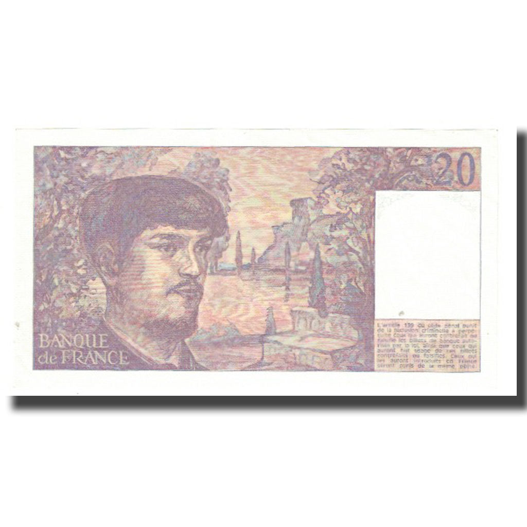 France, 20 Francs, Debussy, 1980, STROHL TRONCHE DENTAUD, PREMIER ALPHABET