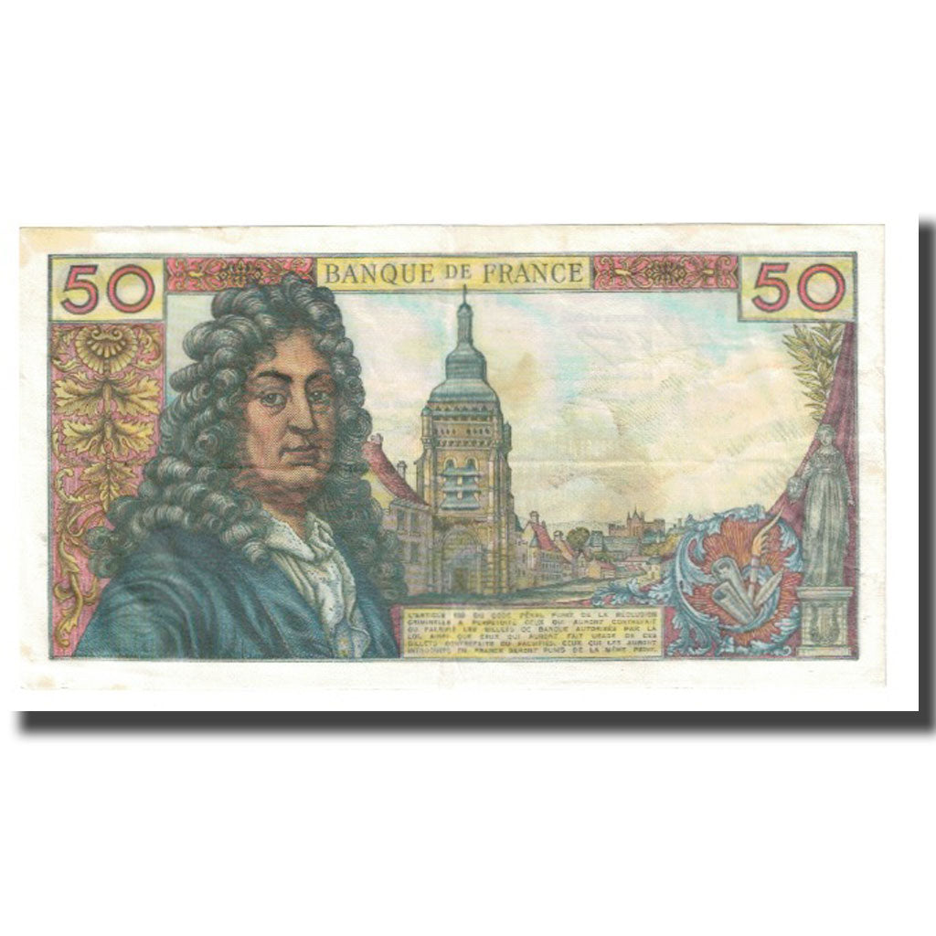 Frankreich, 50 Francs, Racine, 1969, G.Gouin D'Ambrières-R.Tondu-P.Gargam
