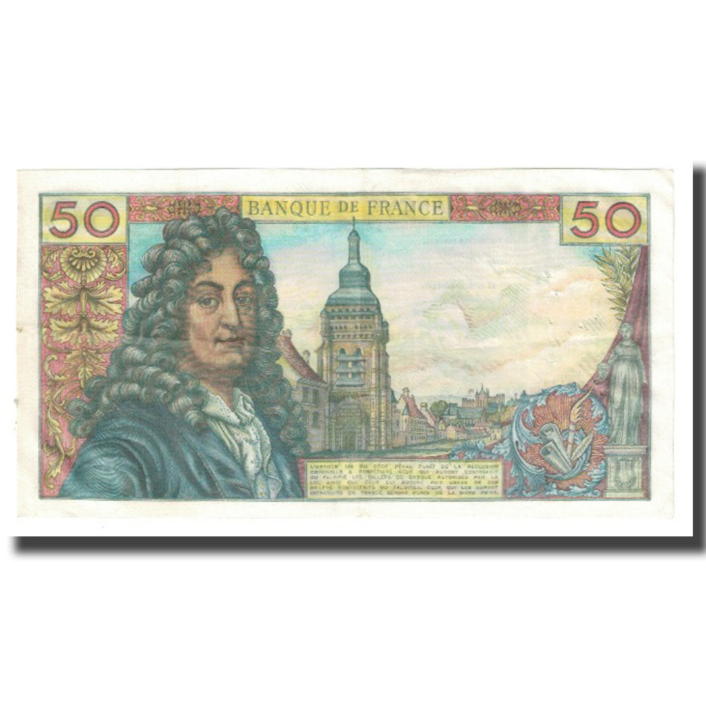 Francja, 50 Francs, Racine, 1973, G.Gouin D'Ambrières-R.Tondu-P.Gargam