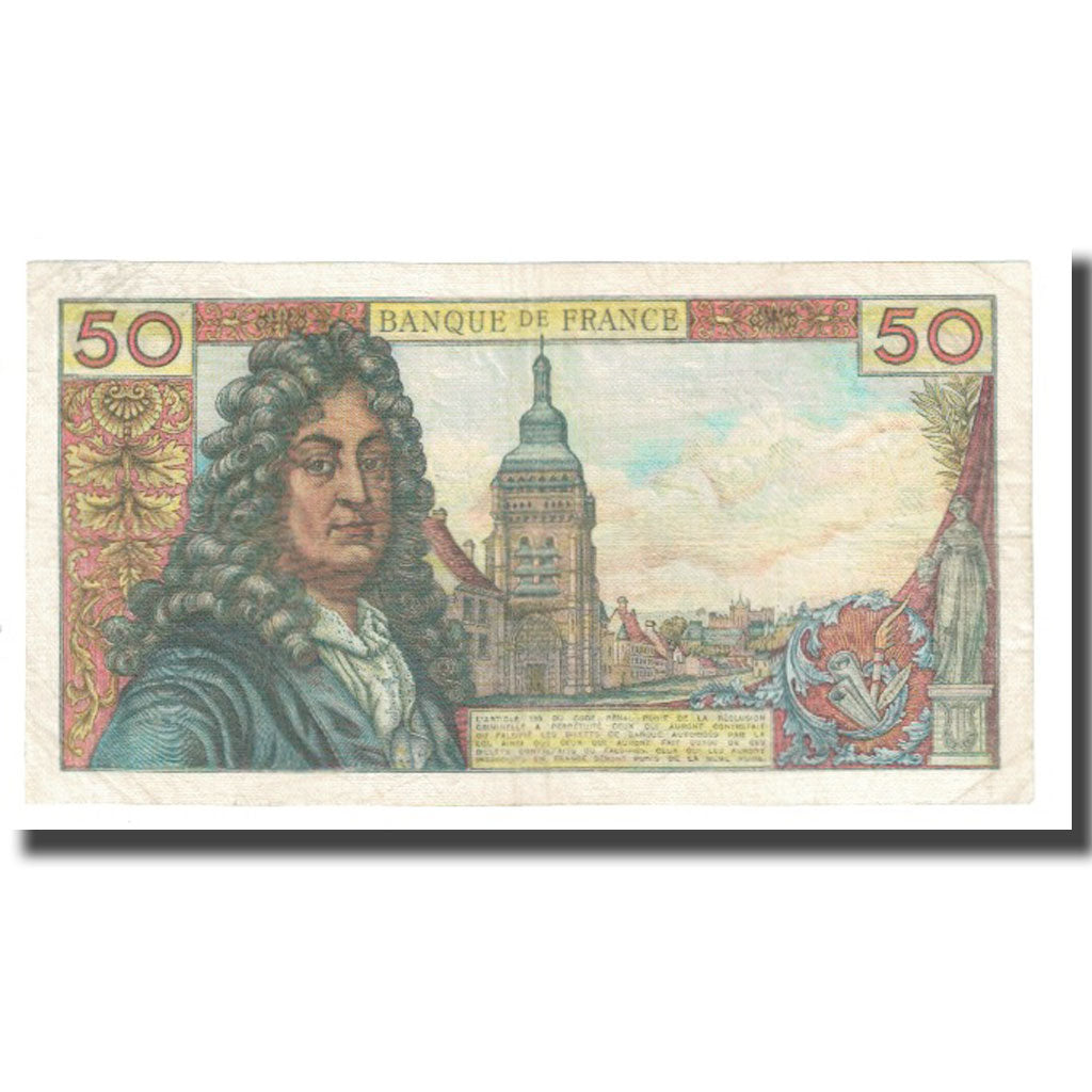 France, 50 Francs, Racine, 1975, G.Gouin D'Ambrières-R.Tondu-P.Gargam