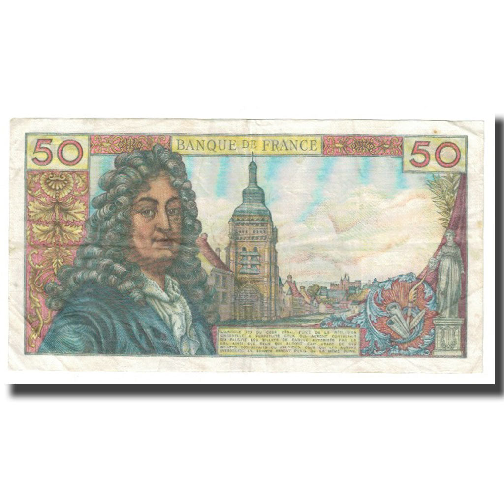 Frankreich, 50 Francs, Racine, 1975, G.Gouin D'Ambrières-R.Tondu-P.Gargam
