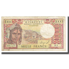 Banknote, Djibouti, 1000 Francs, KM:37c, VF(20-25)