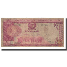 Banknote, Somalia, 5 Shilin = 5 Shillings, 1978, KM:21, VF(20-25)
