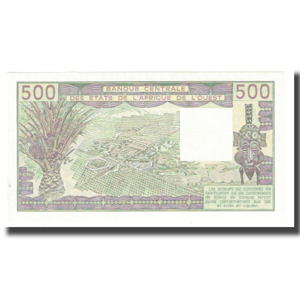 Banknote, West African States, 500 Francs, KM:706Kh, UNC(65-70)