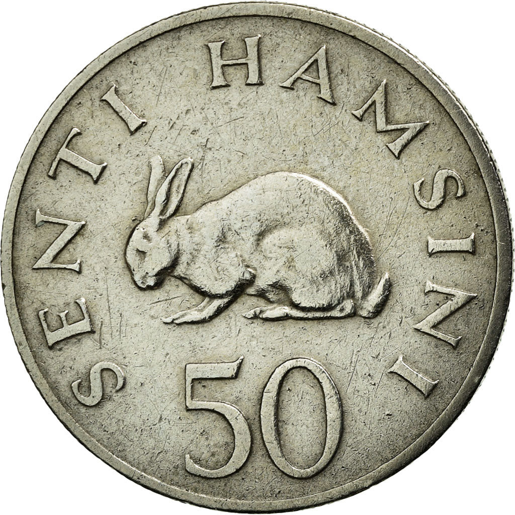 Coin, Tanzania, 50 Senti, 1970, EF(40-45), Copper-nickel, KM:3