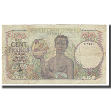 Banknote, French West Africa, 100 Francs, KM:40, VF(20-25)