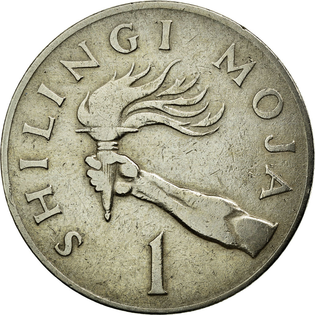 Coin, Tanzania, Shilingi, 1966, EF(40-45), Copper-nickel, KM:4
