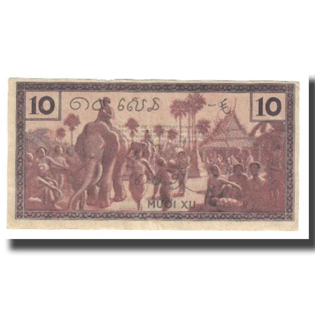 Banknote, FRENCH INDO-CHINA, 10 Cents, KM:85b, VF(30-35)