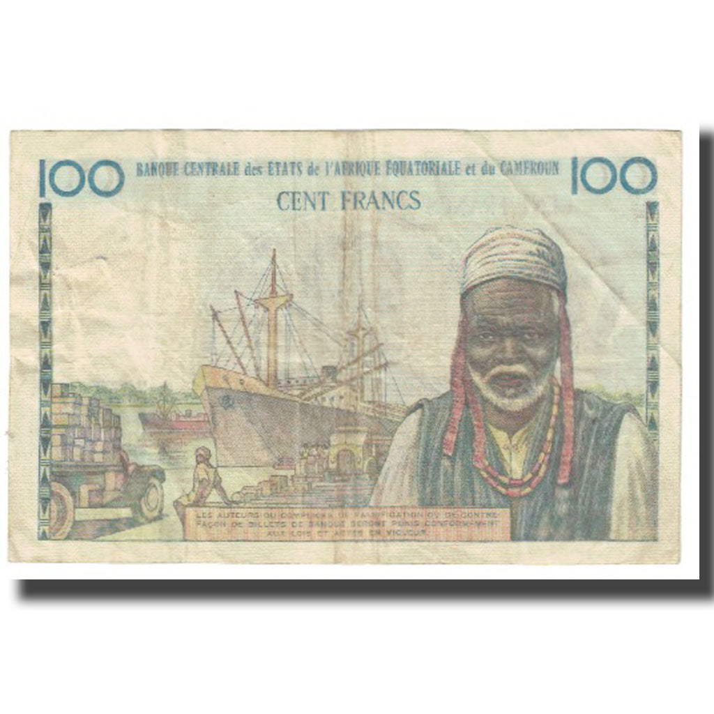 Banknote, French Equatorial Africa, 100 Francs, KM:32, VF(20-25)
