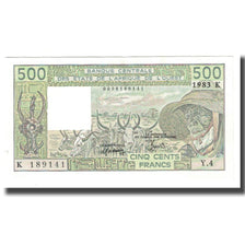 Banknote, West African States, 500 Francs, KM:706Kb, UNC(65-70)