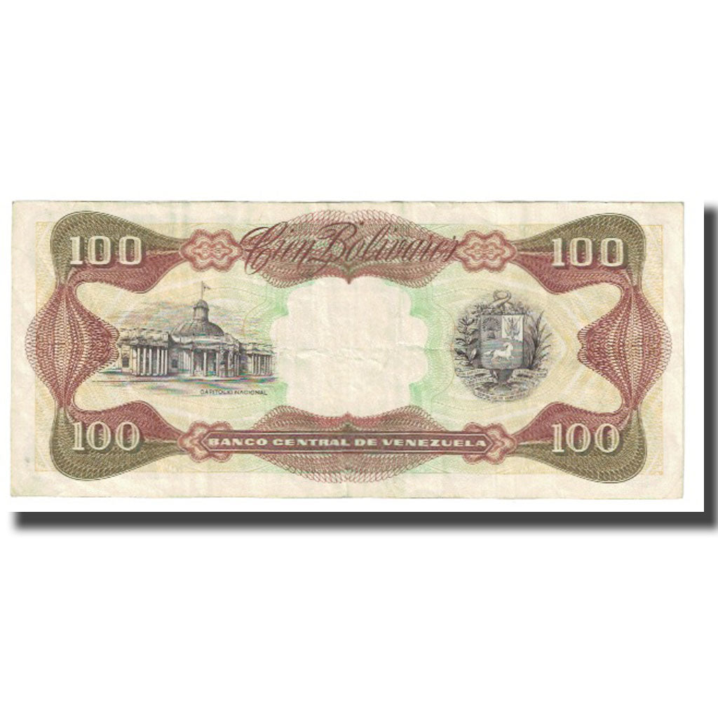 Billet, Venezuela, 100 Bolivares, 1990, 1990-05-31, KM:66c, TTB