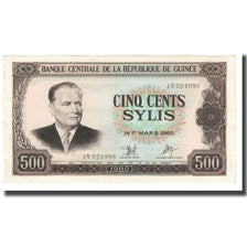 Banknote, Guinea, 500 Sylis, 1960, 1960-03-01, KM:27A, EF(40-45)
