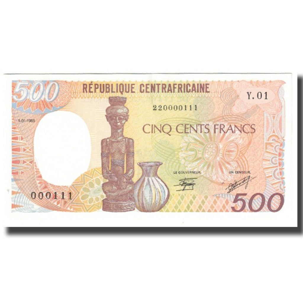 Banknote, Chad, 500 Francs, 1985, 1985-01-01, KM:9a, UNC(65-70)