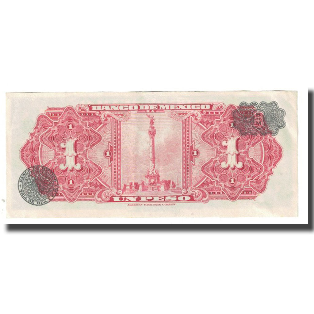 Banknote, Mexico, 1 Peso, 1967, 1967-05-10, KM:59l, AU(55-58)