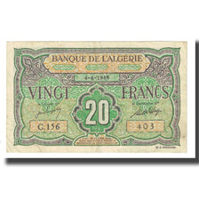 Geldschein, Algeria, 20 Francs, 1948, 1948-06-04, KM:103, SS