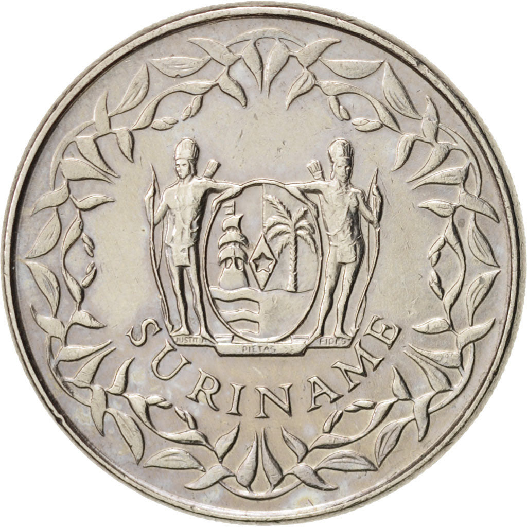 Suriname, 100 Cents, 1988, AU(50-53), Copper-nickel, KM:23