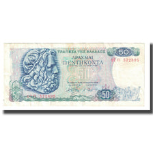 Banknote, Greece, 50 Drachmai, KM:199a, EF(40-45)