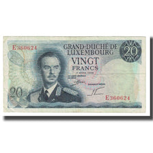 Banknote, Luxembourg, 20 Francs, 1966, 1966-03-07, KM:54a, EF(40-45)