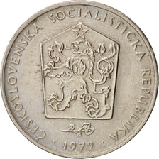 Czechoslovakia, 2 Koruny, 1972, EF(40-45), Copper-nickel, KM:75