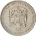 Czechoslovakia, 2 Koruny, 1972, EF(40-45), Copper-nickel, KM:75