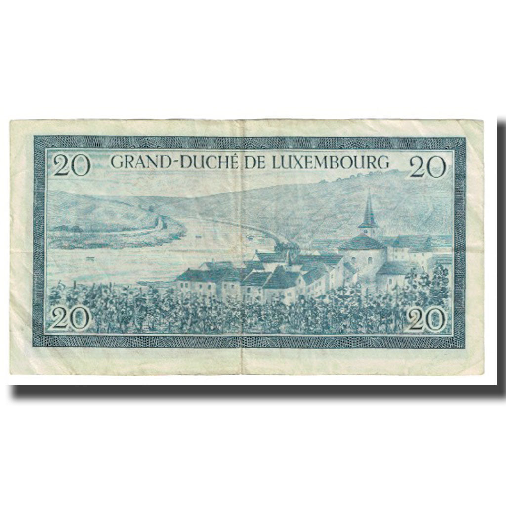 Banknote, Luxembourg, 20 Francs, KM:49a, VF(30-35)