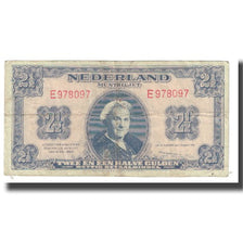 Banknote, Netherlands, 2 1/2 Gulden, 1945, 1945-05-18, KM:71, VF(20-25)