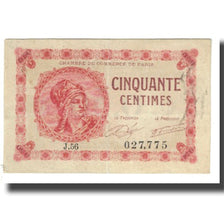 Francja, Paris, 50 Centimes, 1920, EF(40-45), Pirot:97-10