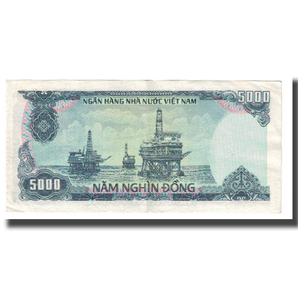 Banknote, Vietnam, 5000 D<ox>ng, 1987, KM:104a, AU(55-58)