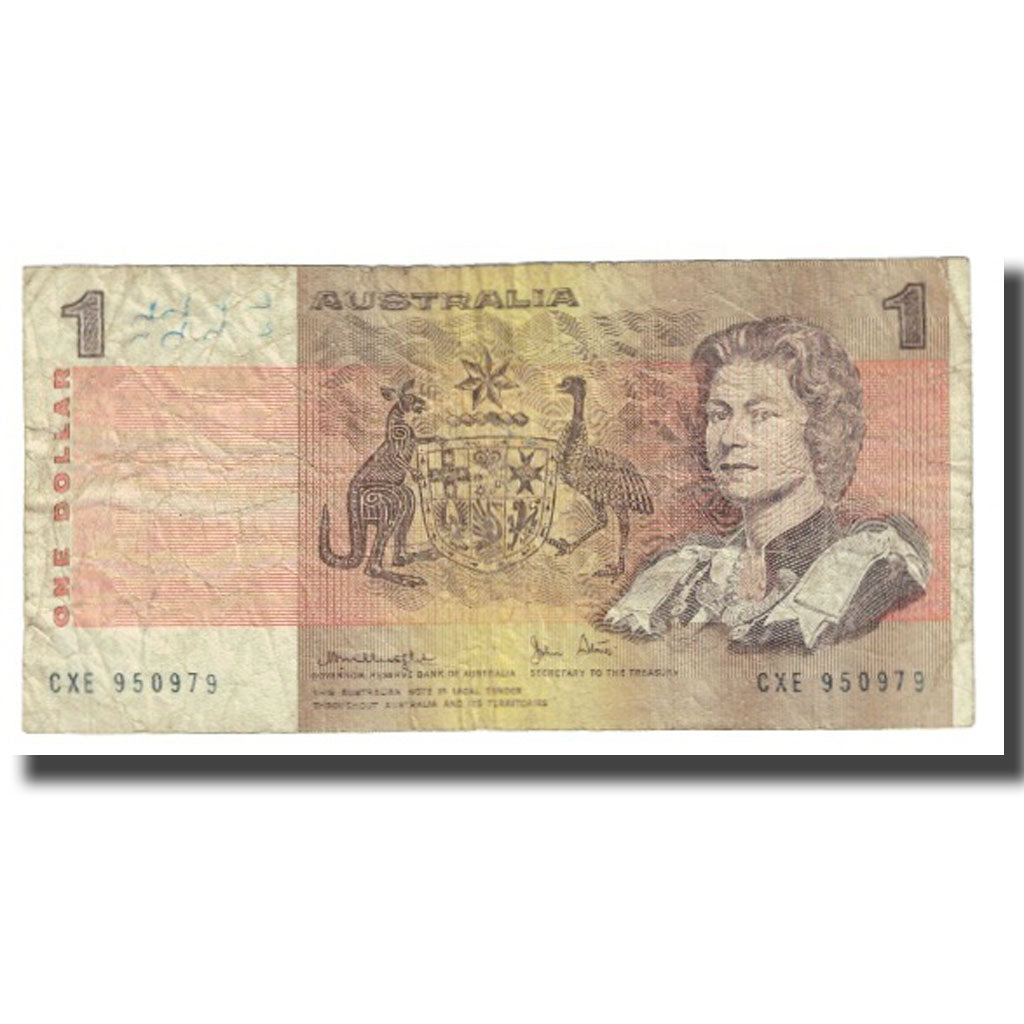 Banknote, Australia, 1 Dollar, Undated (1966-72), KM:37a, VF(20-25)