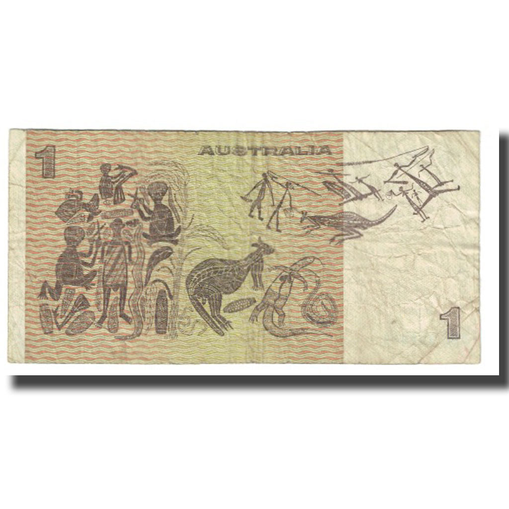 Banknote, Australia, 1 Dollar, Undated (1966-72), KM:37a, VF(20-25)