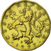 Coin, Czech Republic, 20 Korun, 1997, EF(40-45), Brass plated steel, KM:5