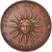 França, Token, Maçonaria, Société des Incas, Valenciennes, 1866, AU(50-53)