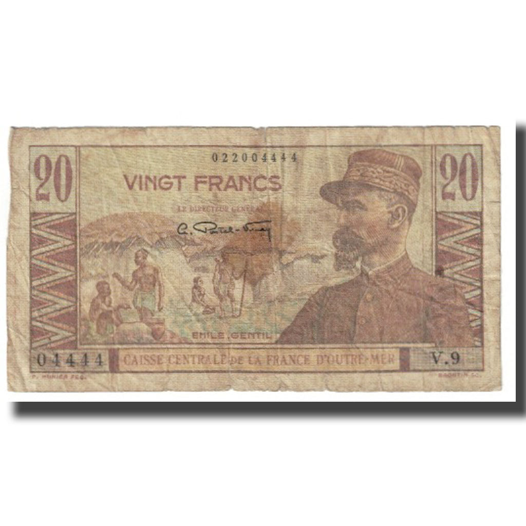 Banknote, Saint Pierre and Miquelon, 20 Francs, KM:24, VF(20-25)