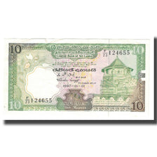 Geldschein, Sri Lanka, 10 Rupees, 1987, 1987-01-01, KM:92a, UNZ-