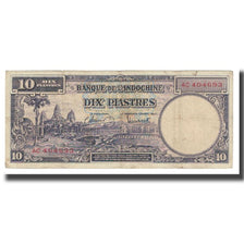 Banknote, FRENCH INDO-CHINA, 10 Piastres, KM:80s, VF(20-25)