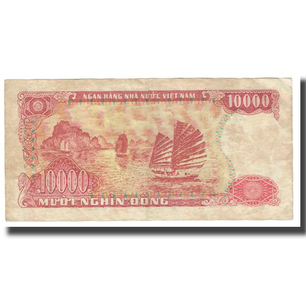 Banknote, Vietnam, 10,000 D<ox>ng, 1990, KM:115a, VF(30-35)