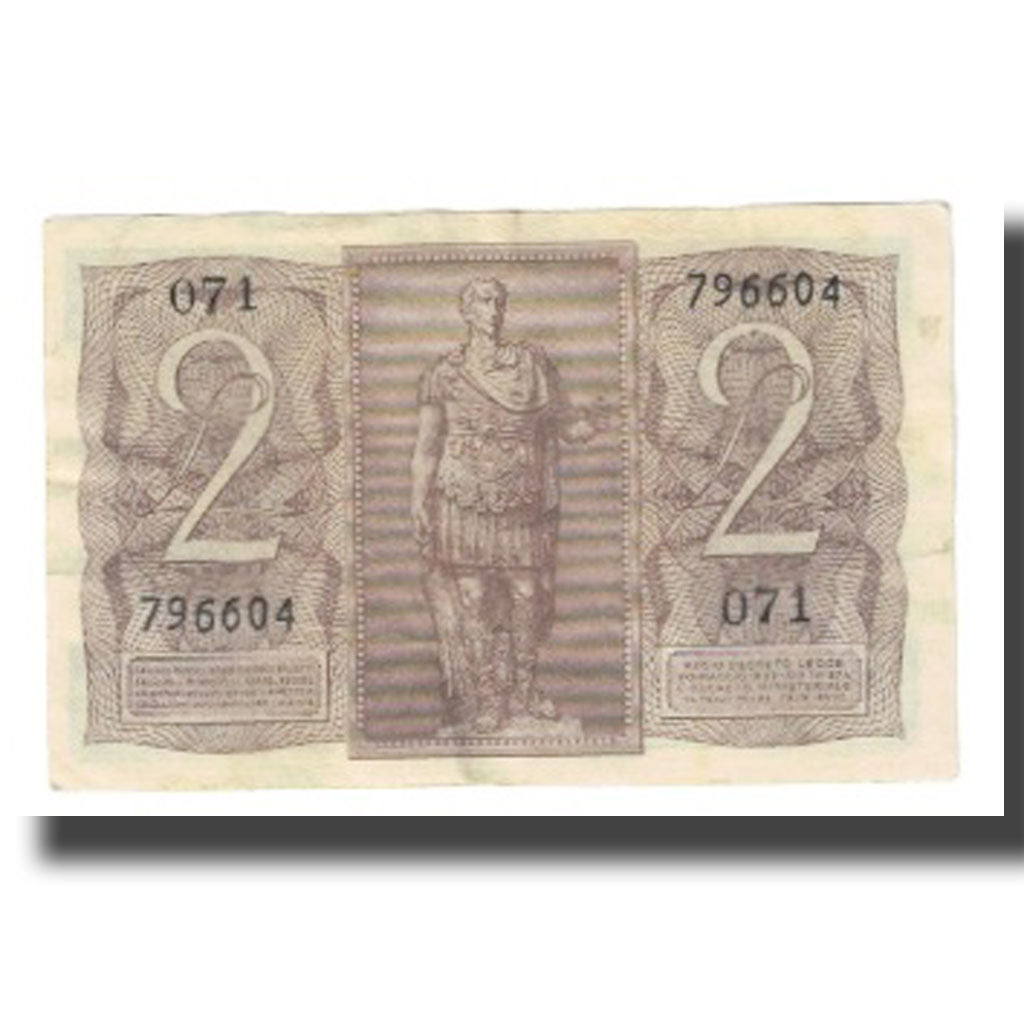Banknote, Italy, 2 Lire, 1939, 1939-11-14, KM:27, EF(40-45)