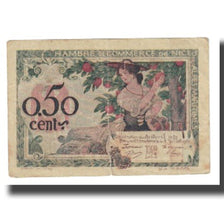 France, Nice, 50 Centimes, 1920, VF(20-25), Pirot:91-9