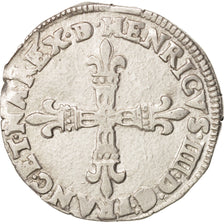 Francia, Henri IV, 1/4 Ecu, 1603, Morlaas, BB+, Argento, KM:1.2, Sombart:4706