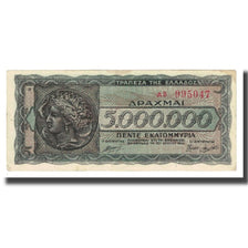 Banknote, Greece, 5,000,000 Drachmai, 1944, 1944-03-20, KM:128a, EF(40-45)