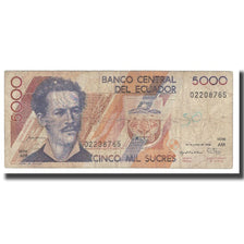 Banknote, Ecuador, 5000 Sucres, 1996, 1996-01-13, KM:128a, VF(20-25)